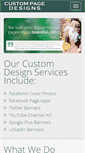 Mobile Screenshot of customfanpagedesigns.com